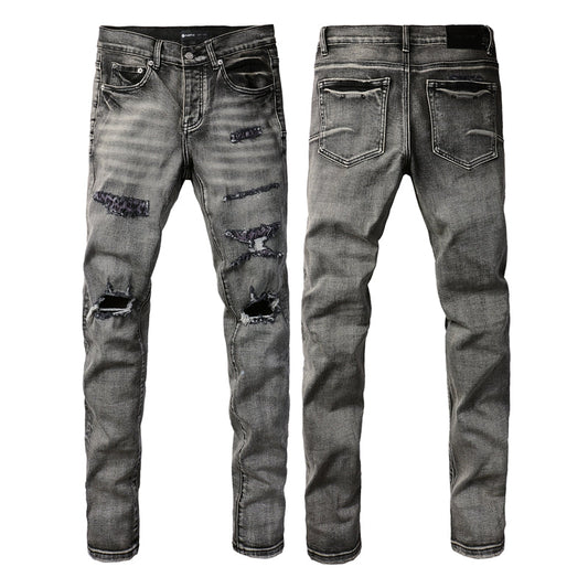 PURPLE  Fashion Jeans 9068